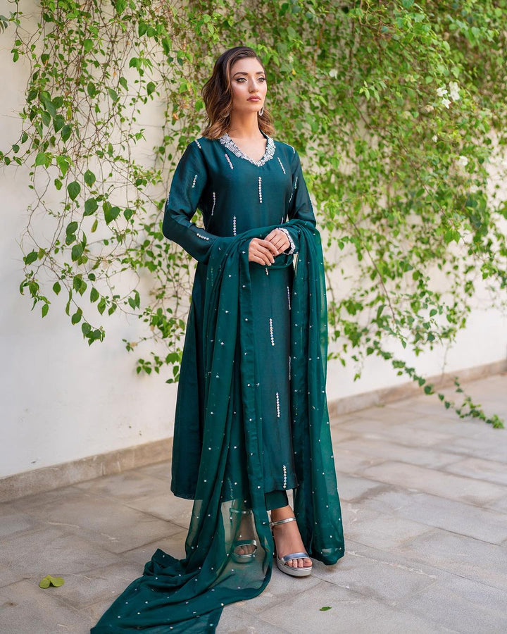 NAQSH COLLECTION SAGE UNSTITCHED